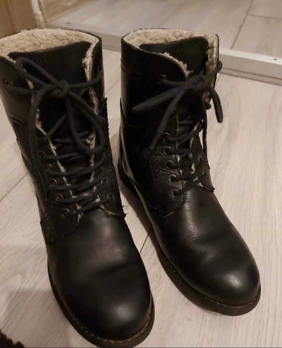 Botki skórzane rozm.37