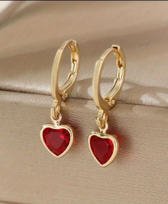Kolczyki serduszka