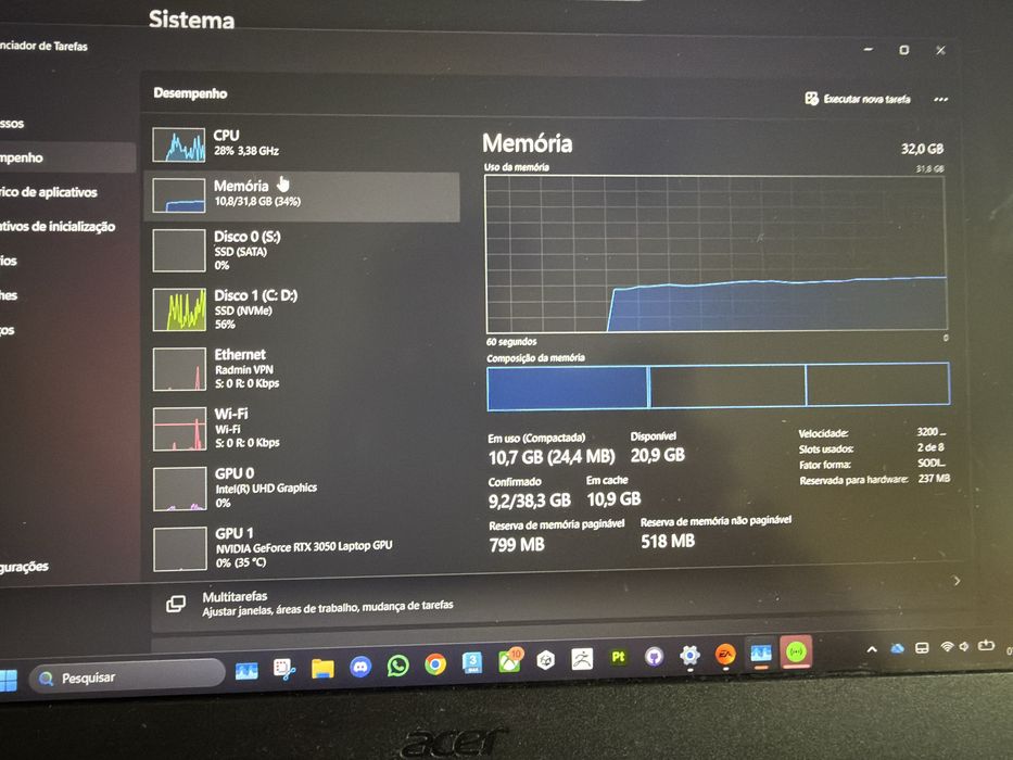Acer Nitro 5 - ótima oportunidade