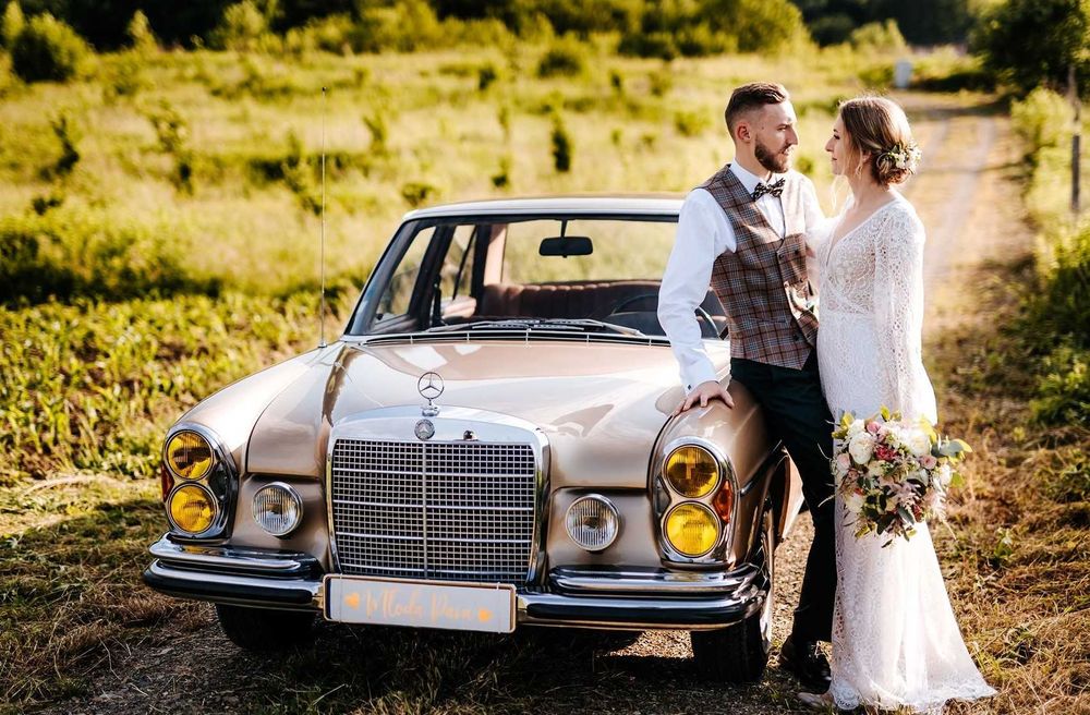 Zabytkowy Mercedes W108 z 1972r. do Ślubu Krosno Podkarpacie