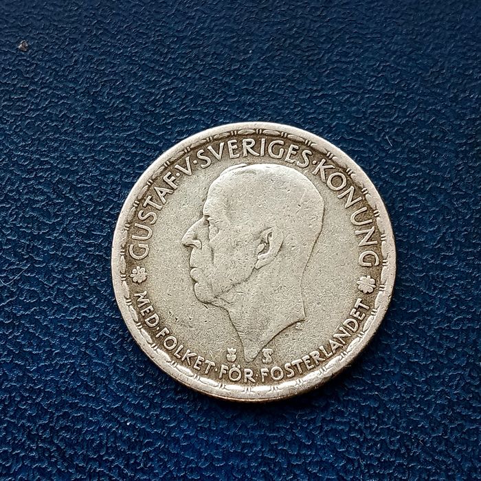 Швеція 1 Крона 1945 р. Срібло.