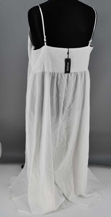 Luźna sukienka Boohoo 48 ivory