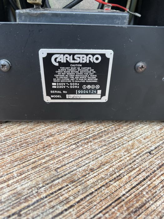 Комбопідсилювач CARLSBRO на акумі