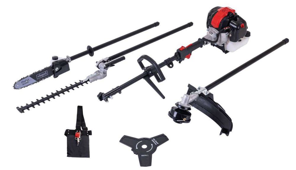 Бензиновий пристрій Scheppach PMT520 тример кущоріз бензопила