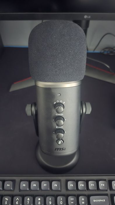 Mikrofon MSI GV60 | Jakość Studio | 4 Tryby (Lepszy niż Blue Yeti)GWAR