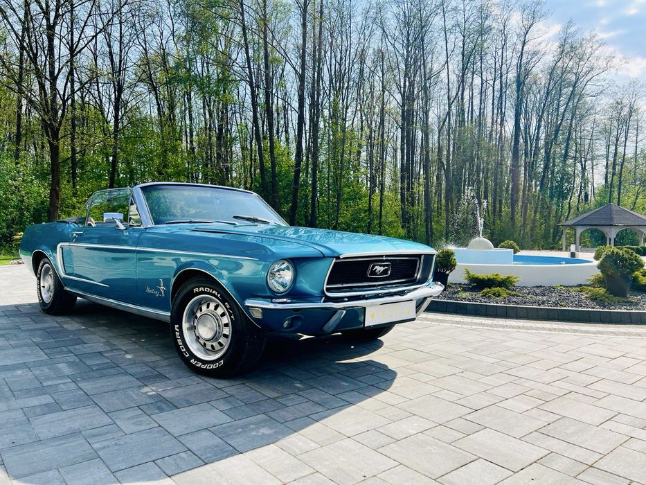 Auto do slubu MUSTANG 1967r. klasyk zabytek wynajem samochod cabrio