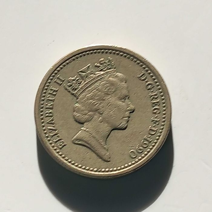 Moeda inglesa de uma libra