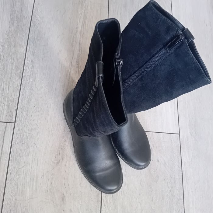 Buty kozaki czarne  33