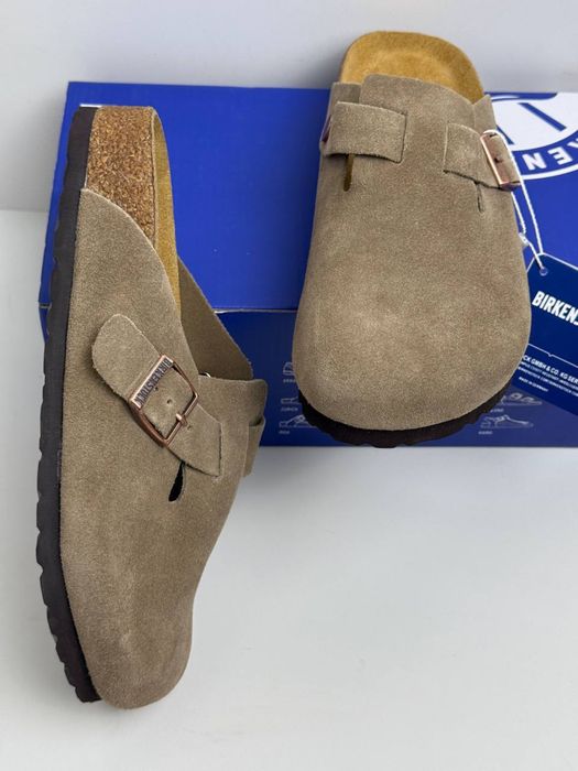 Шльопанці сабо клоги биркеншток Birkenstock boston биркеншток шкіряні