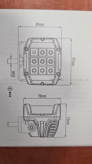 Lampa robocza LED Case, New Holland