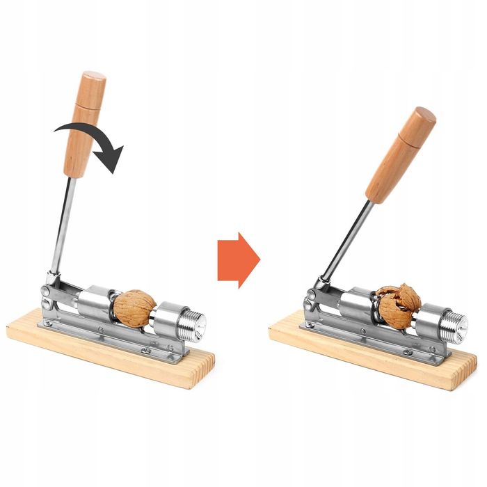 Solidny dziadek do orzechów nut cracker dźwignia
