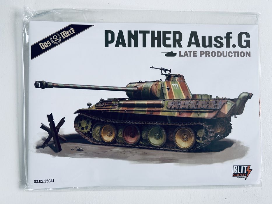 Czołg Panther moddl do sklejania Das Werk DW35041