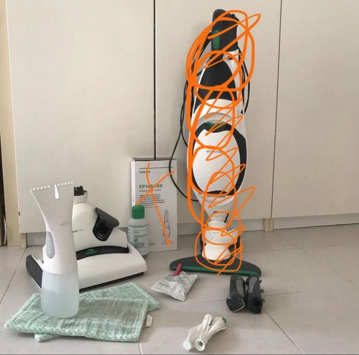 Kobold VK150, da Vorwerk: SP530 - Duoclean e EB370 - bate-escova