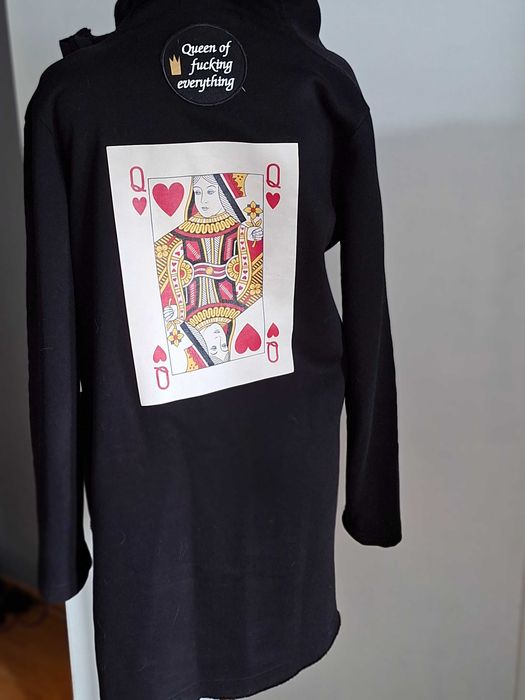 Bluza na suwak dama Serce