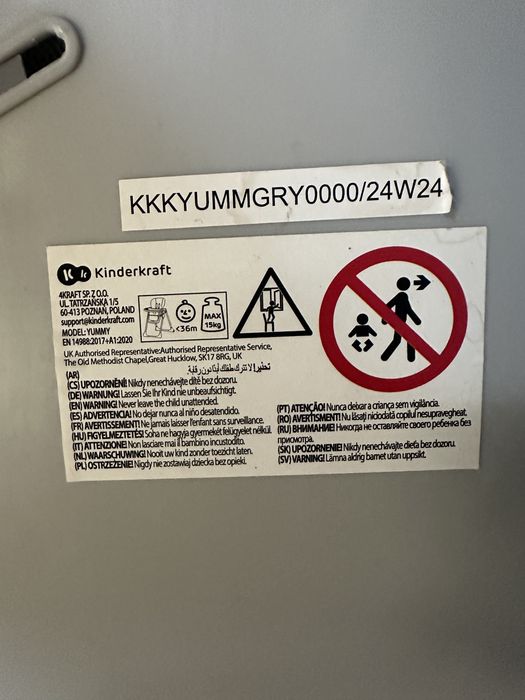 Cadeira De Refeição Kinderkraft