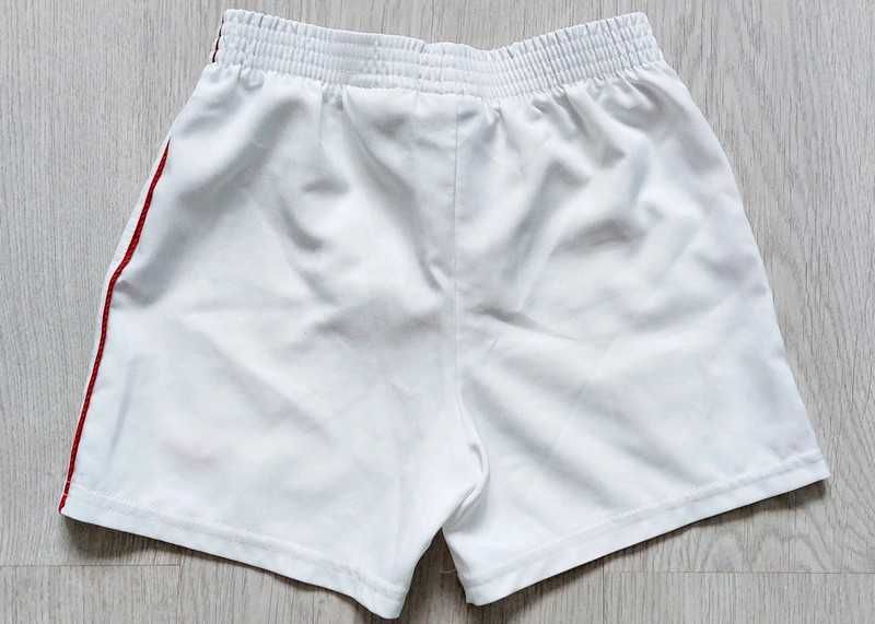 Białe krótkie spodenki Nike Arsenal rozmiar 74-80 stan bardzo dobry