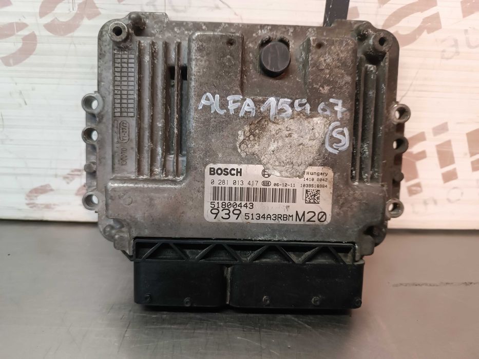 UNIDADE / CENTRALINA DO MOTOR ALFA ROMEO 159 / BRERA 0281013417 51800443