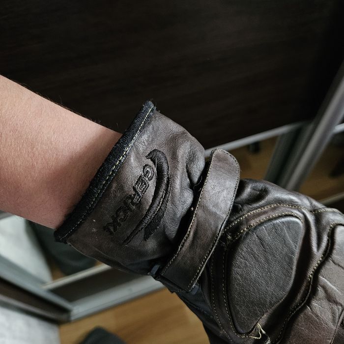 Чоловічі шкіряні мото перчатки Gericki мужские