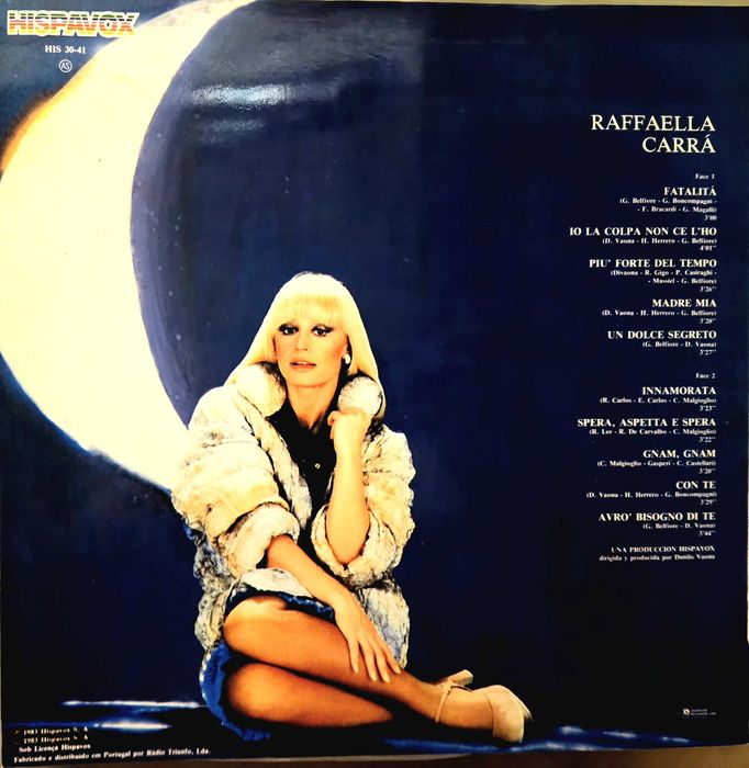 Vinil: Raffaella Carra - Fatalitá