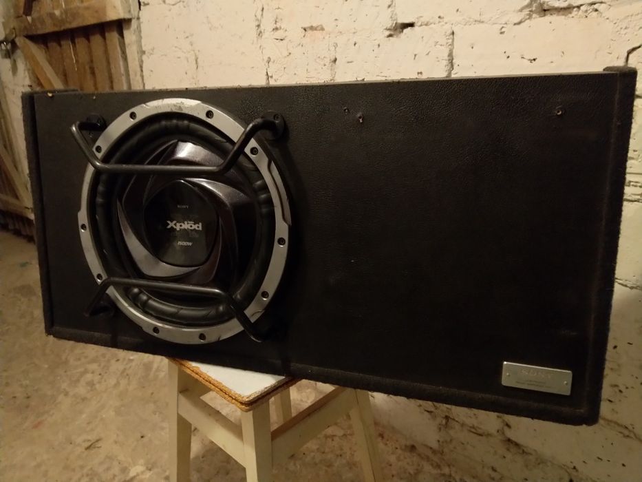 Skrzynia basowa Sony XS-LB12S slim 1500watt 380rms subwoofer tuba