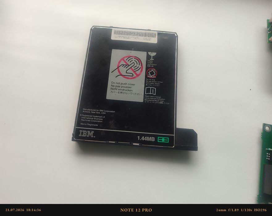 Флоппи-дисковод IBM 1.44MB Ultrabay (FRU 05K9206) для ThinkPad / ЧПУ