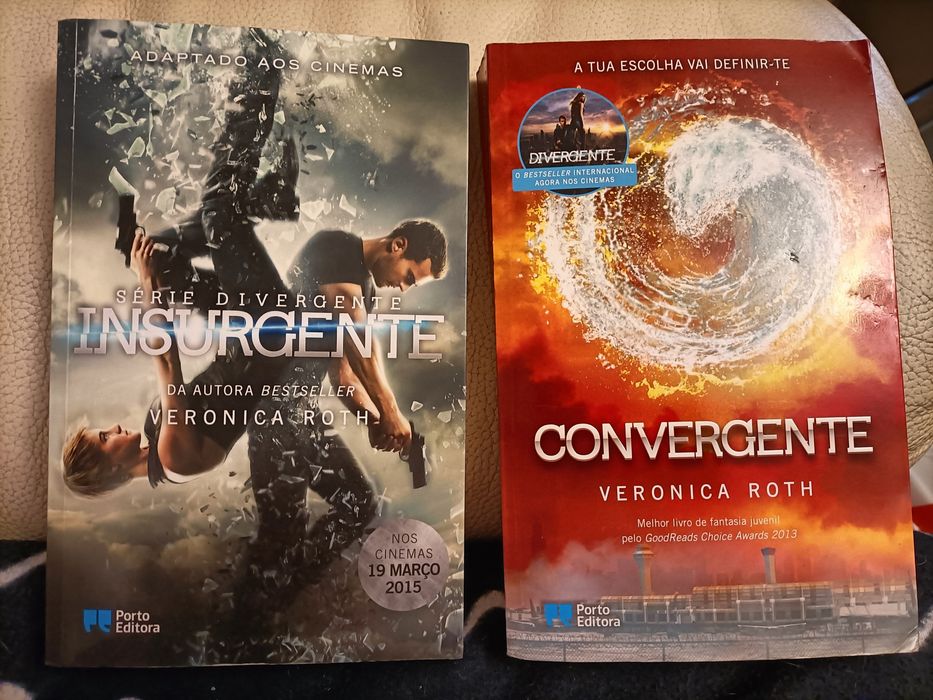 Conjunto de 2 Livros Convergente e Série Divergente Insurgente