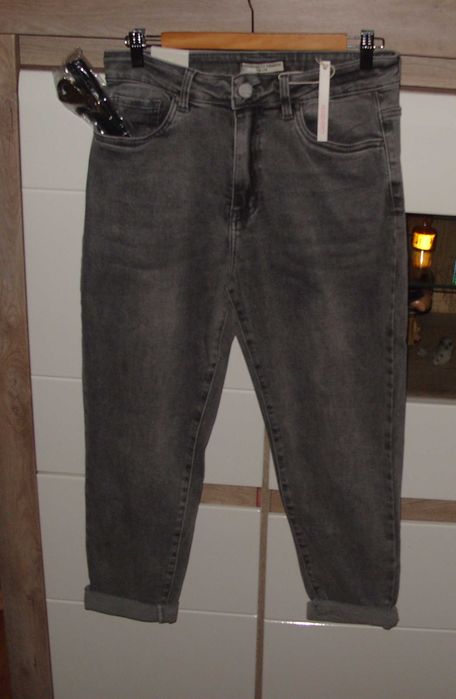 spodnie z serduszkiem +pasek REDSEVENTY r. L /XL