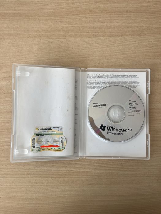 Kit Genuíno Microsoft Windows XP Professional (Original/COA) - Retro / Colecionadores