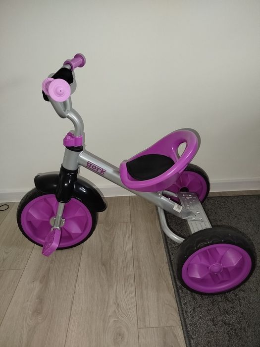 Rower trzykołowy fioletowy Toyz York