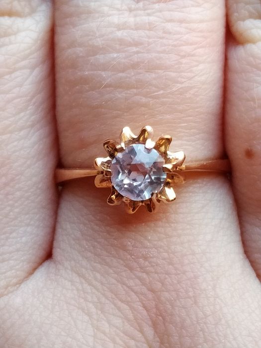 2.67 Золота каблучка р 18 александритом 583 СССР