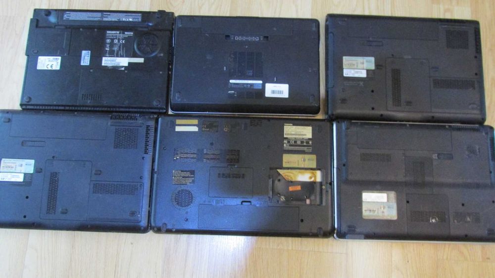 Laptopy 6 szt Hp Toshiba Dell Gigabite