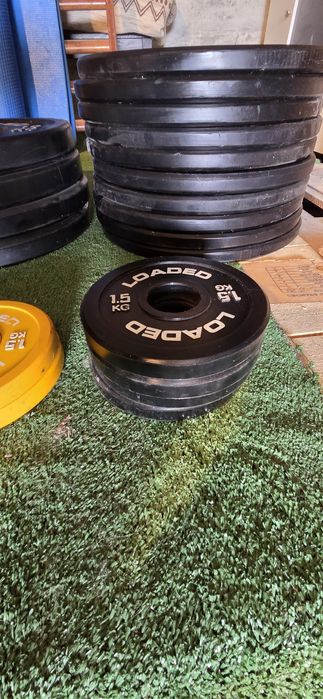 Discos LOADED 15kgs /10 kgs / 5kgs/ 1,5kgs