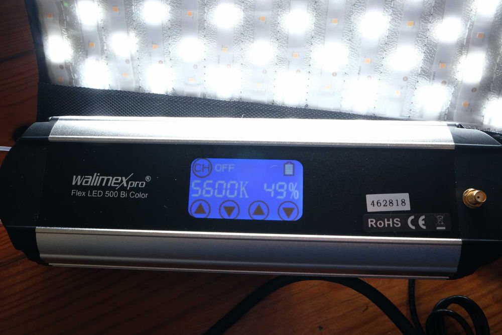 Painel Led Flexível - Walimex Pro Flex LED 500 Bi Color64286504467201121