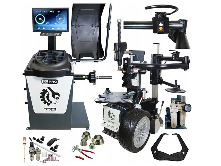 Montażownica Wyważarka 3D AUTOMAT LASER WARSZTAT Monitor Sonar WULKANIZACJA