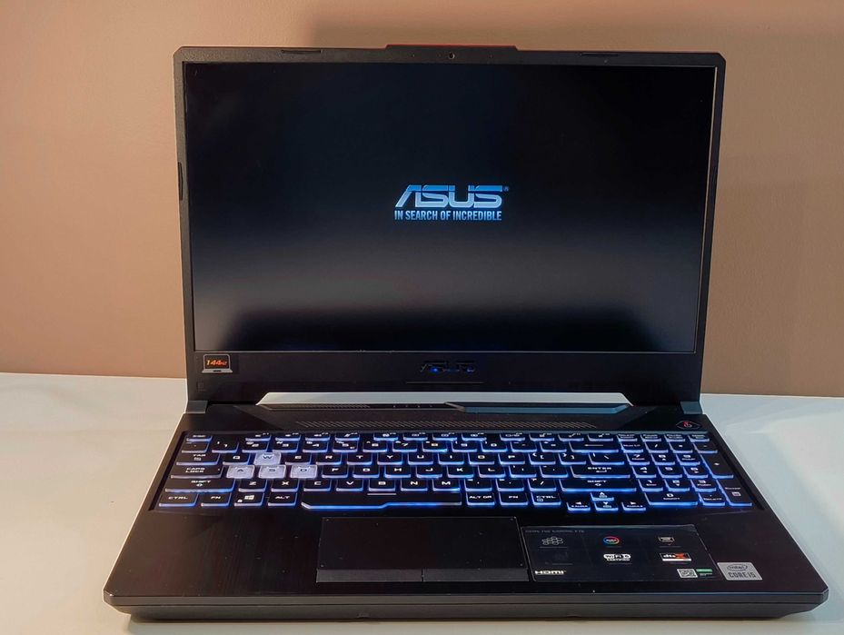 asus tuf gaming f15 i5 10300H + GTX1650 (fx506lhb) zadbany