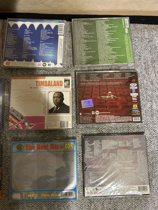 Диски CD MP3 рок,поп..
