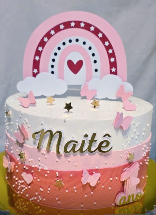 Topo de bolo personalizado