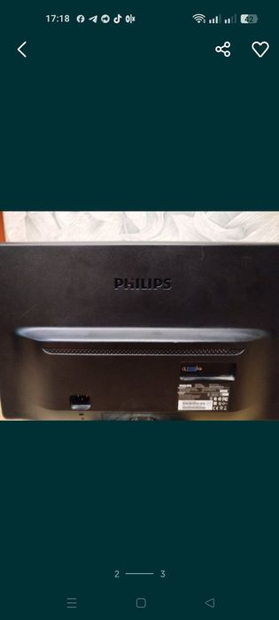 Продам монітор PHILIPS 206V3L
