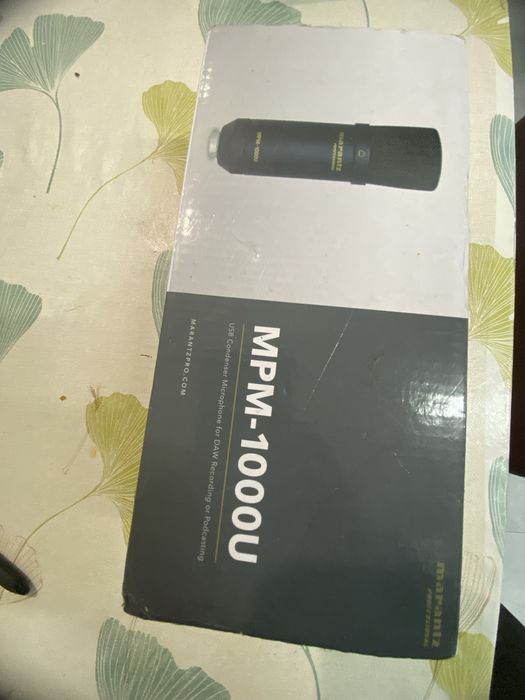 Microfone MARANTZ Condensador Usb Mpm-1000U