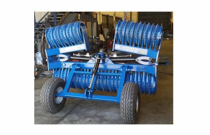 Rolo Dentado Compactador 450mm de Sementeira Novo– 4Metros