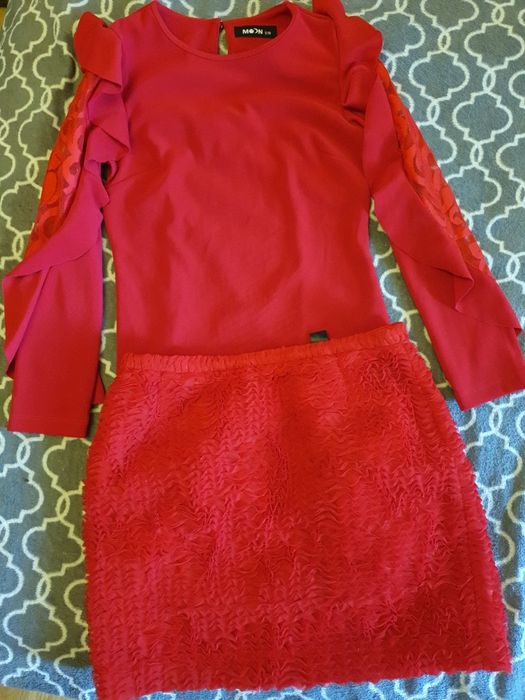 Спідниця та кофтинка ажурні розмір М