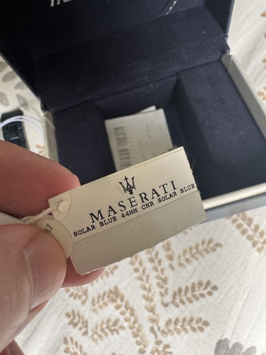 Relogio Maserati Solar -44mm azul