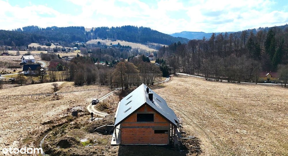 Dom w trakcie budowy z dużą działką/Góry Sowie!