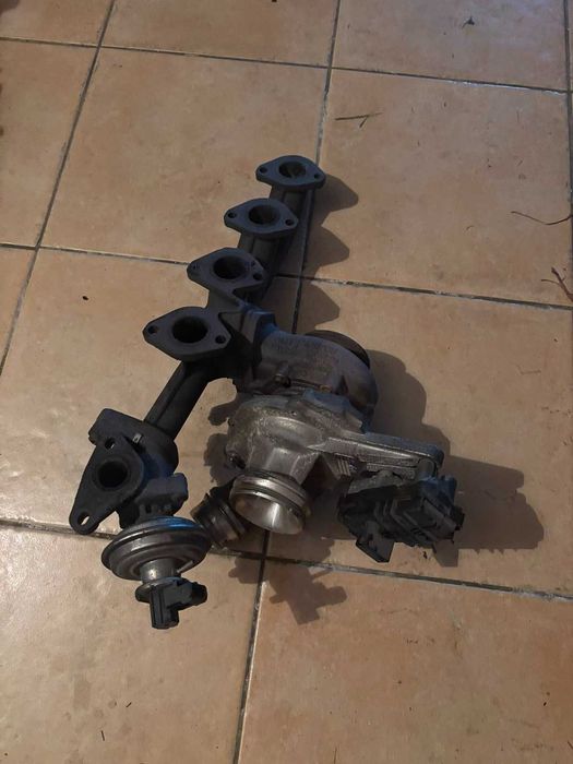 Turbo Mini Cooper D R56 1.6 Diesel N47C16A com Coletor de Escape