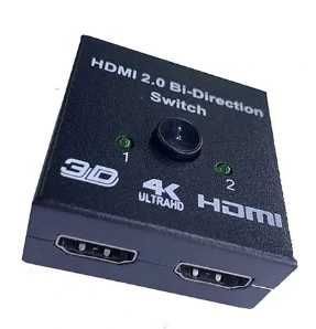 Switch HDMI 2.0 2x1 Splitter 1x2 Rozdzielacz 4k/60
