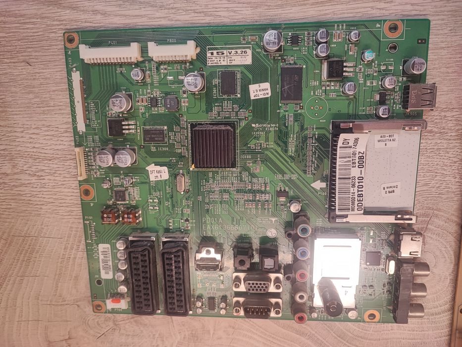 Telewizor TV Plazma elektronika części LG 50PJ350T