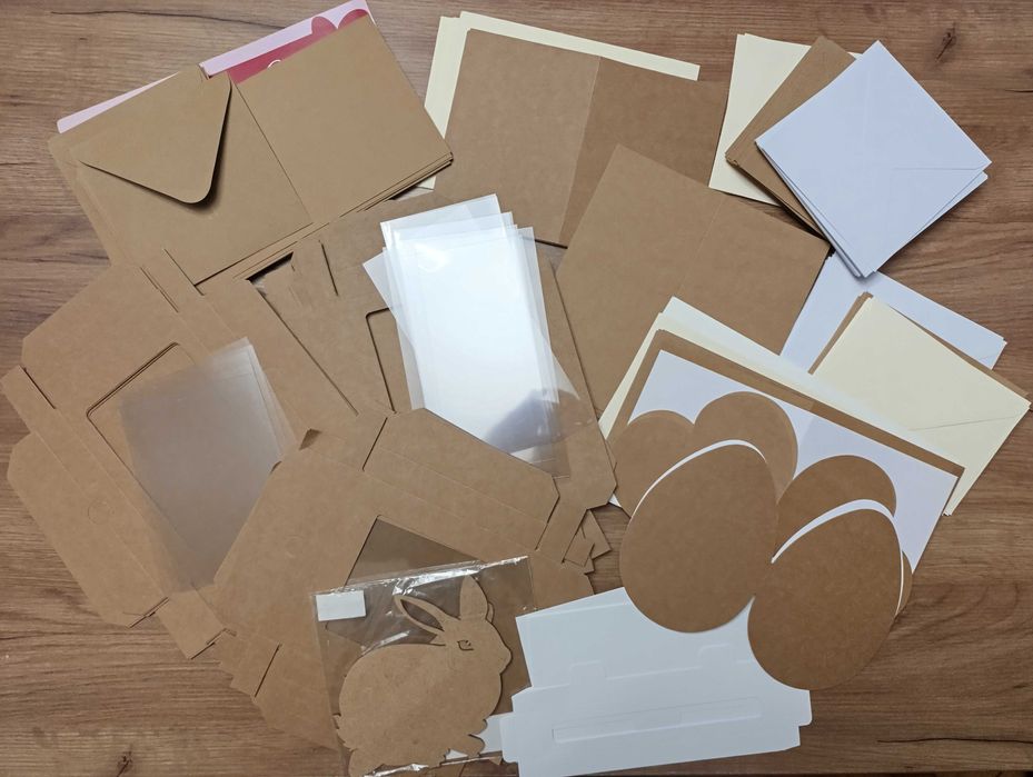 Bazy koperty pudełka do kartek scrapbooking rękodzieło
