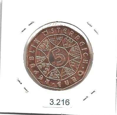 Áustria - - - 5 Euros - 2013 - - - Casa da Valsa - - - Moeda