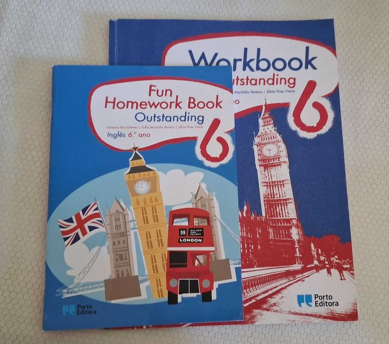 Livros Outstanding Inglês 6.º Ano (Porto Editora)