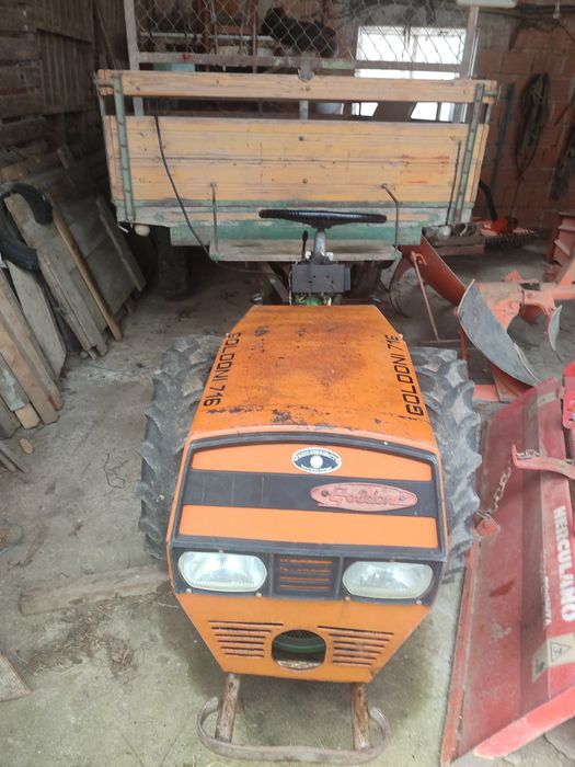 Goldoni (motocultivador, fresa e reboque)